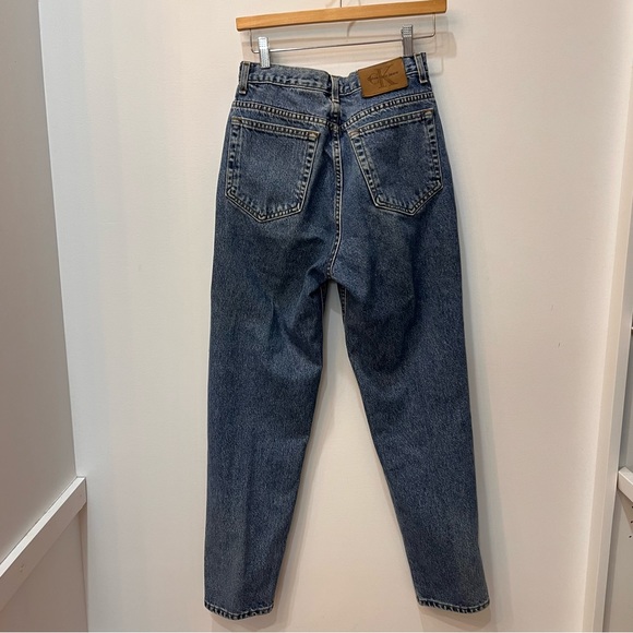 calvin klein Women’s Vintage 90s CHIC High Rise Tapered Jeans size 10 fi… - Picture 3 of 14